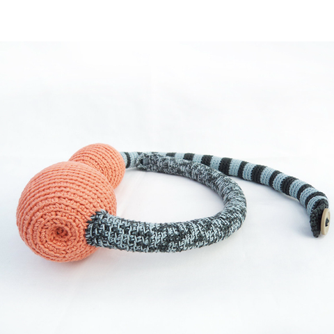 Crochet necklace - The boa friend